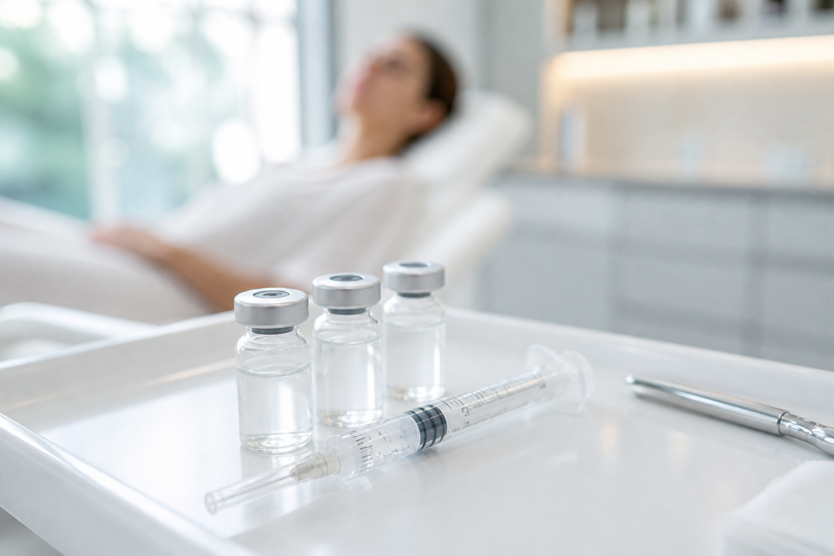 جلسات فيلر وتجميل غير جراحي في عيادة تجميل